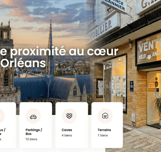 À la recherche d’une agence immobilière à Orléans ? 2 agence bannier panorama